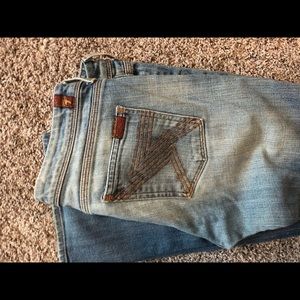 Women’s 7 for all man kind jeans